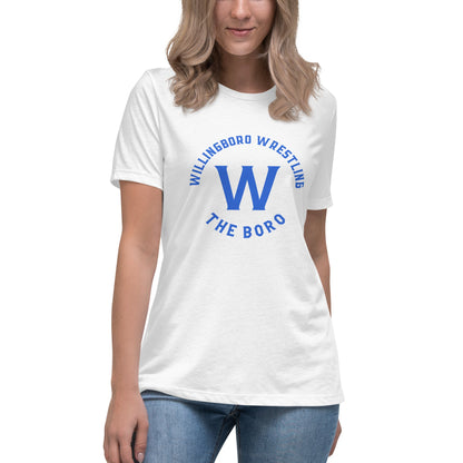 Performance | Women's Relaxed T Shirt | The Boro Brand | Script Logo