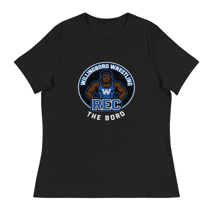 Performance | Women's Relaxed T Shirt | The Boro Brand | Wrestler Logo