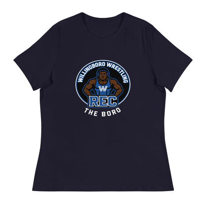 Performance | Women's Relaxed T Shirt | The Boro Brand | Wrestler Logo