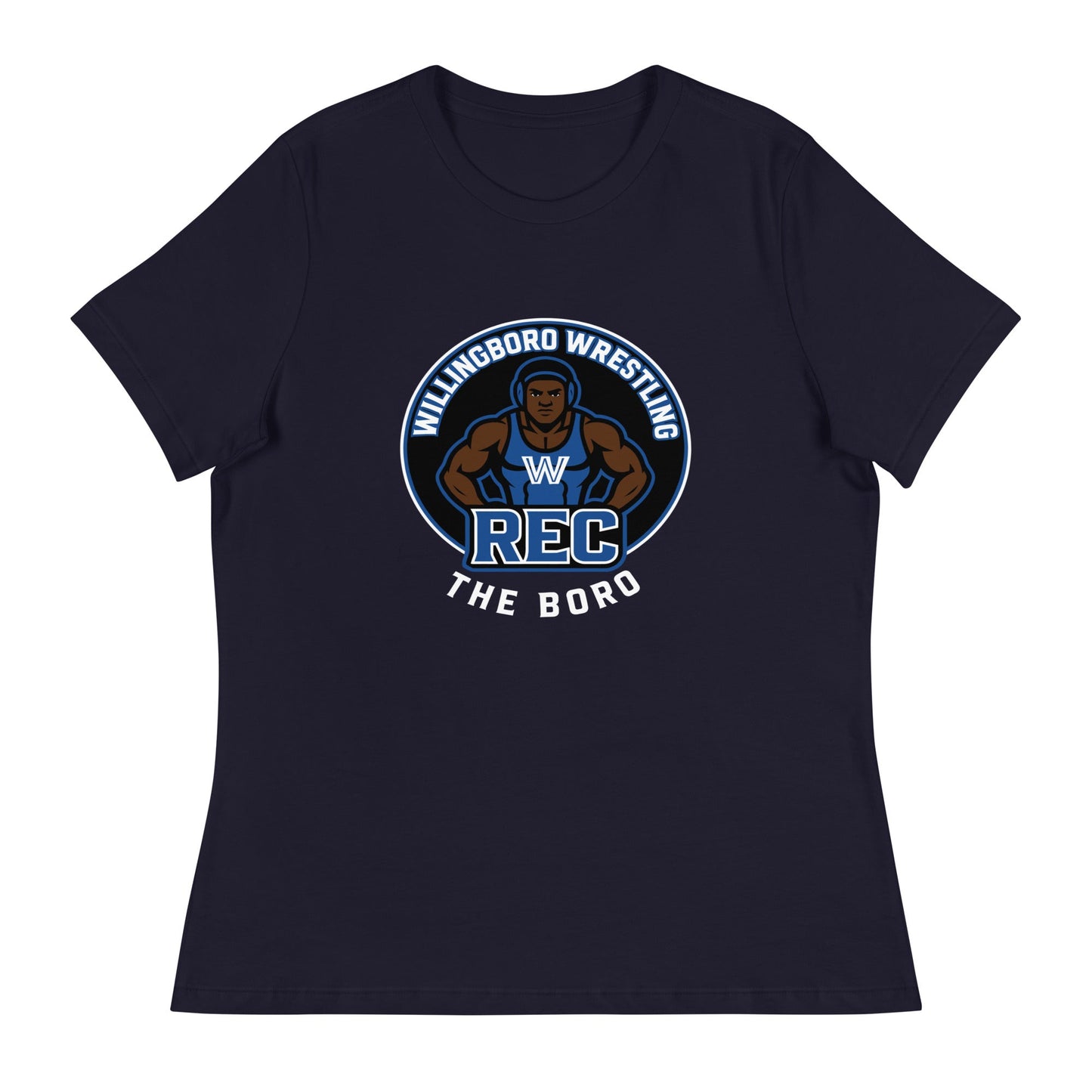 Performance | Women's Relaxed T Shirt | The Boro Brand | Wrestler Logo