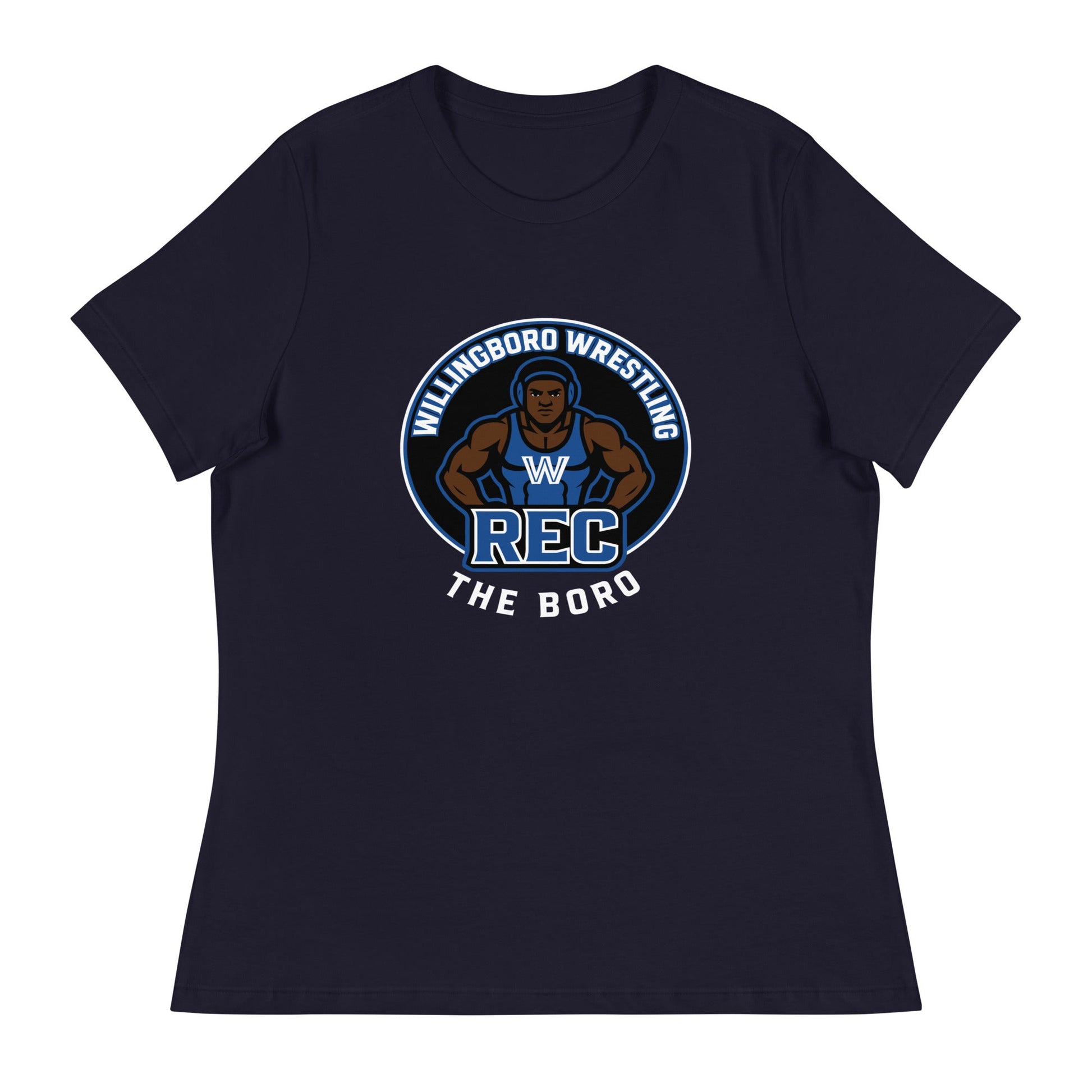 Performance | Women's Relaxed T Shirt | The Boro Brand | Wrestler Logo