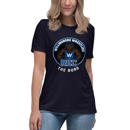 Performance | Women's Relaxed T Shirt | The Boro Brand | Wrestler Logo