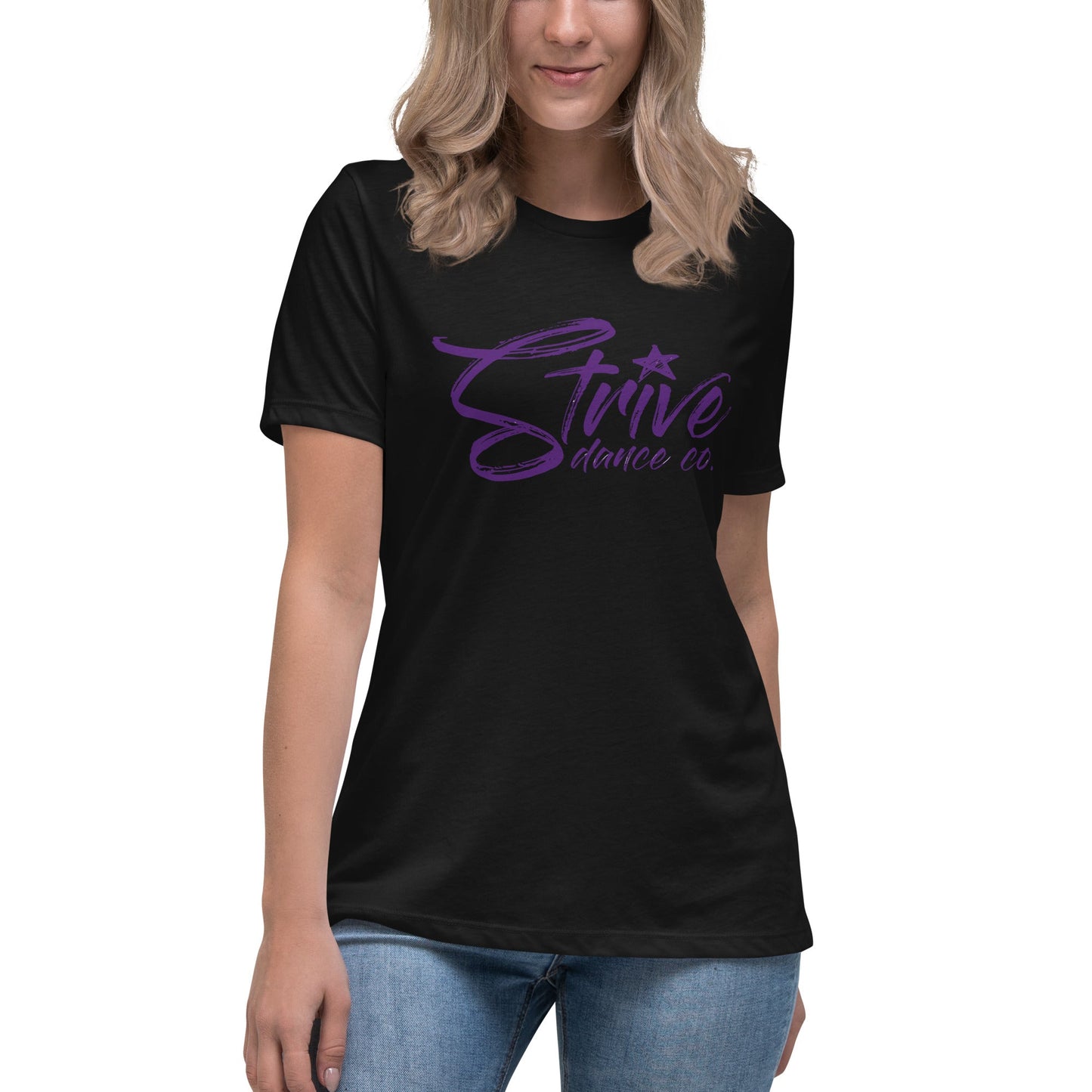 Performance | Women's Relaxed T Shirt | The Dancer's Place | Strive Dance Company