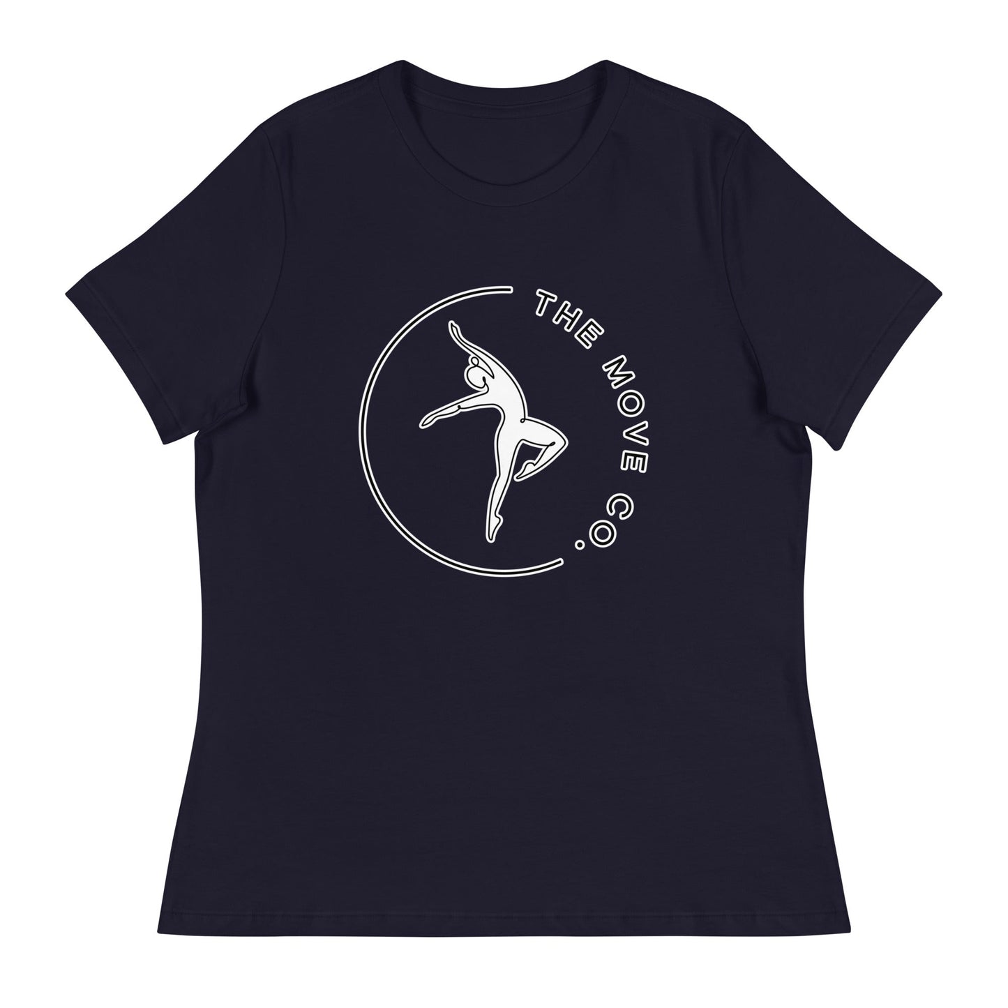 Performance | Women's Relaxed T Shirt | The Move Co. | Dance Crest Logo