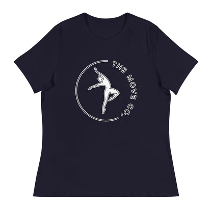 Performance | Women's Relaxed T Shirt | The Move Co. | Dance Crest Logo