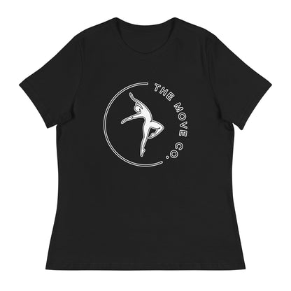 Performance | Women's Relaxed T Shirt | The Move Co. | Dance Crest Logo