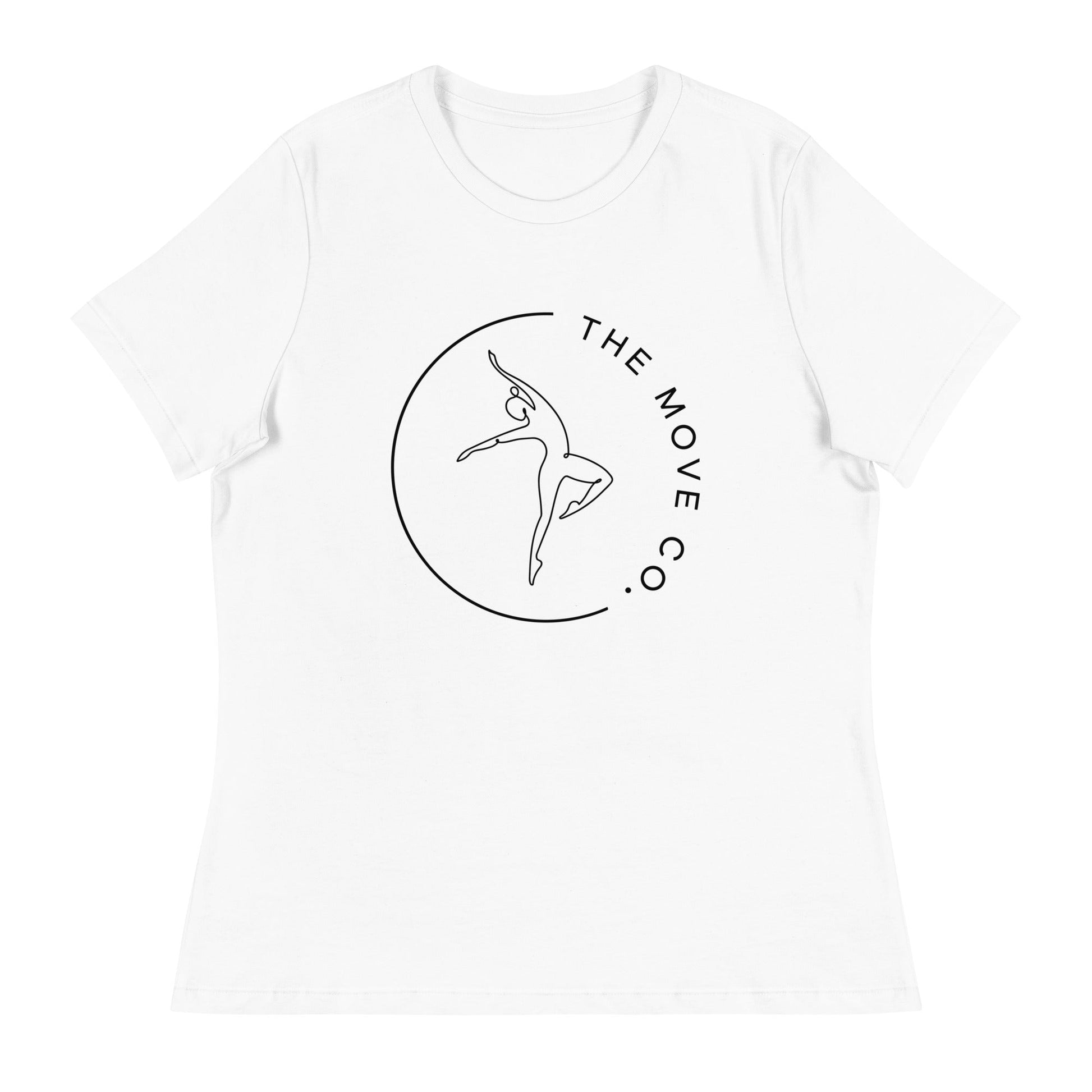 Performance | Women's Relaxed T Shirt | The Move Co. | Dance Crest Logo