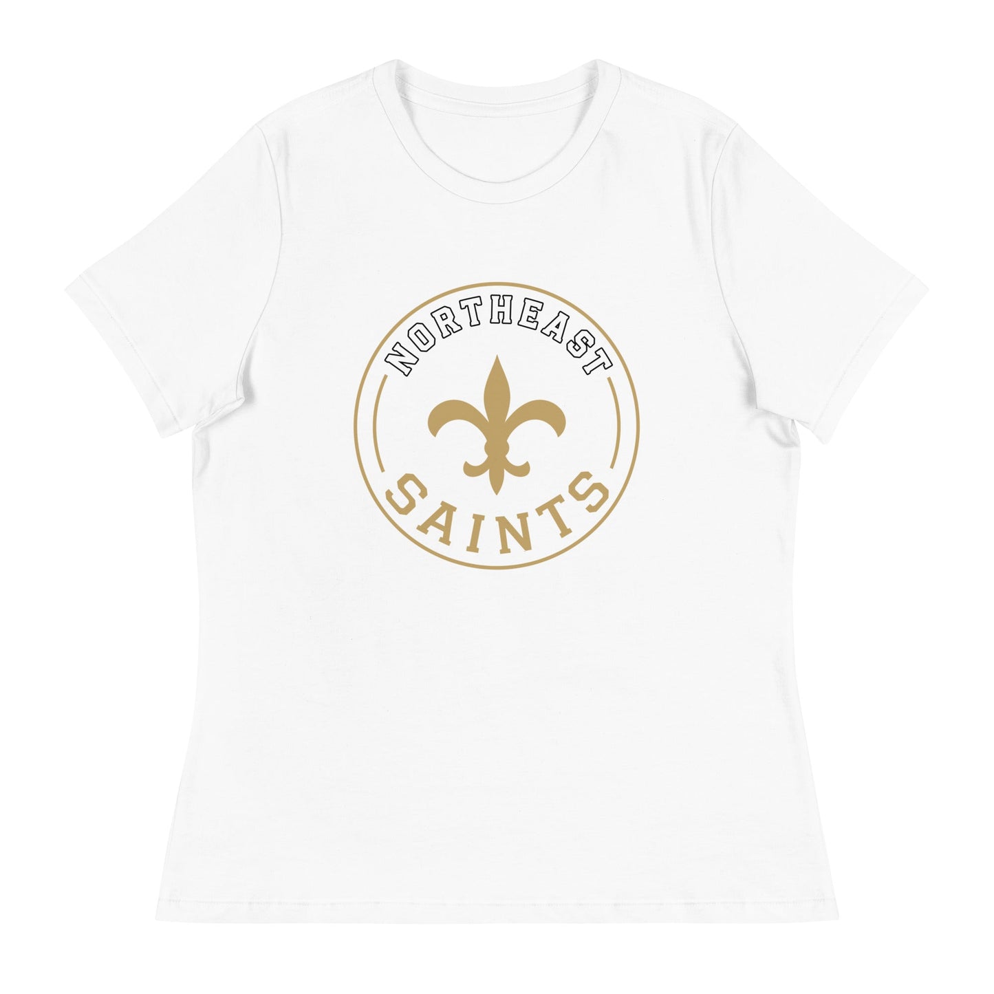 Performance | Women's Relaxed T Shirt | The St Stephen Saints | Vanguard Emblem Logo