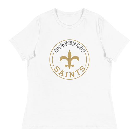 Performance | Women's Relaxed T Shirt | The St Stephen Saints | Vanguard Emblem Logo