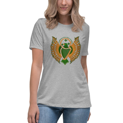 Performance | Women's Relaxed T Shirt | The Traditional Irish Dance Academy | Logo