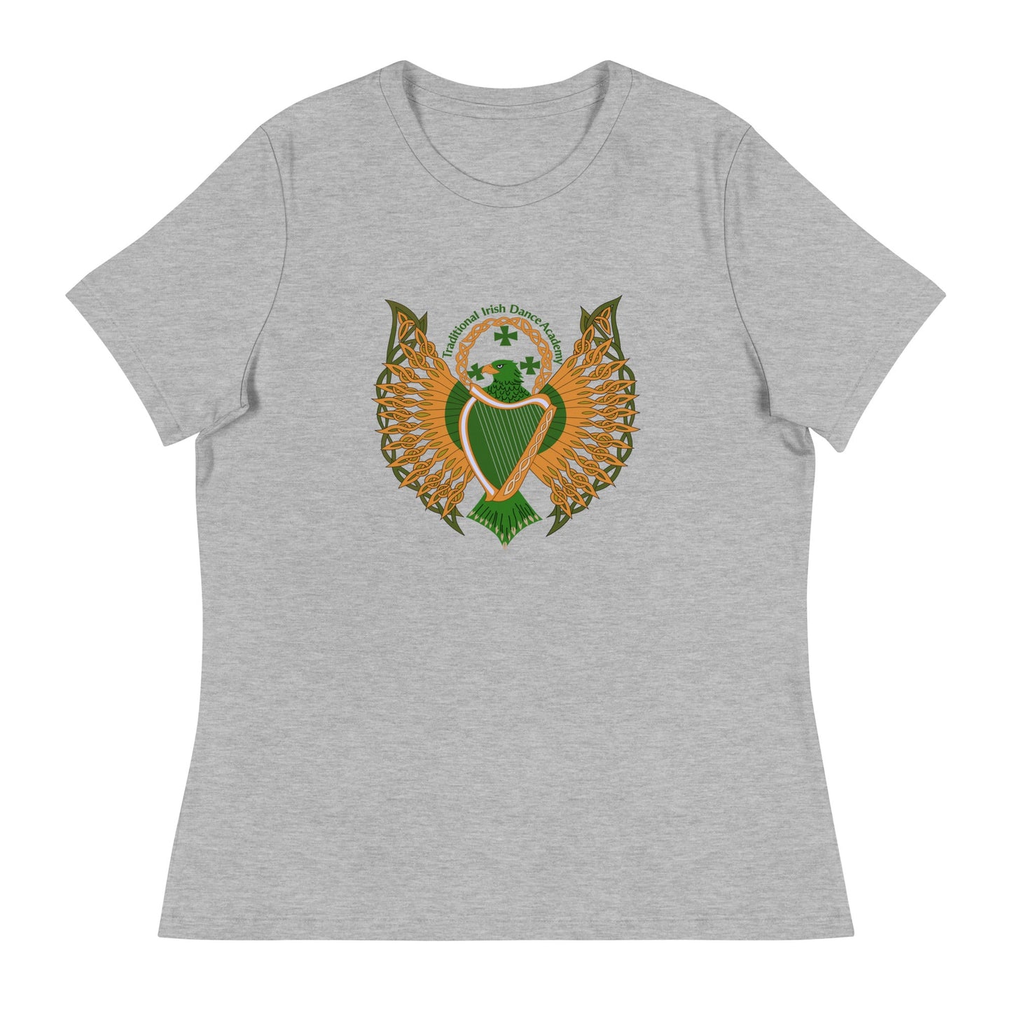 Performance | Women's Relaxed T Shirt | The Traditional Irish Dance Academy | Logo