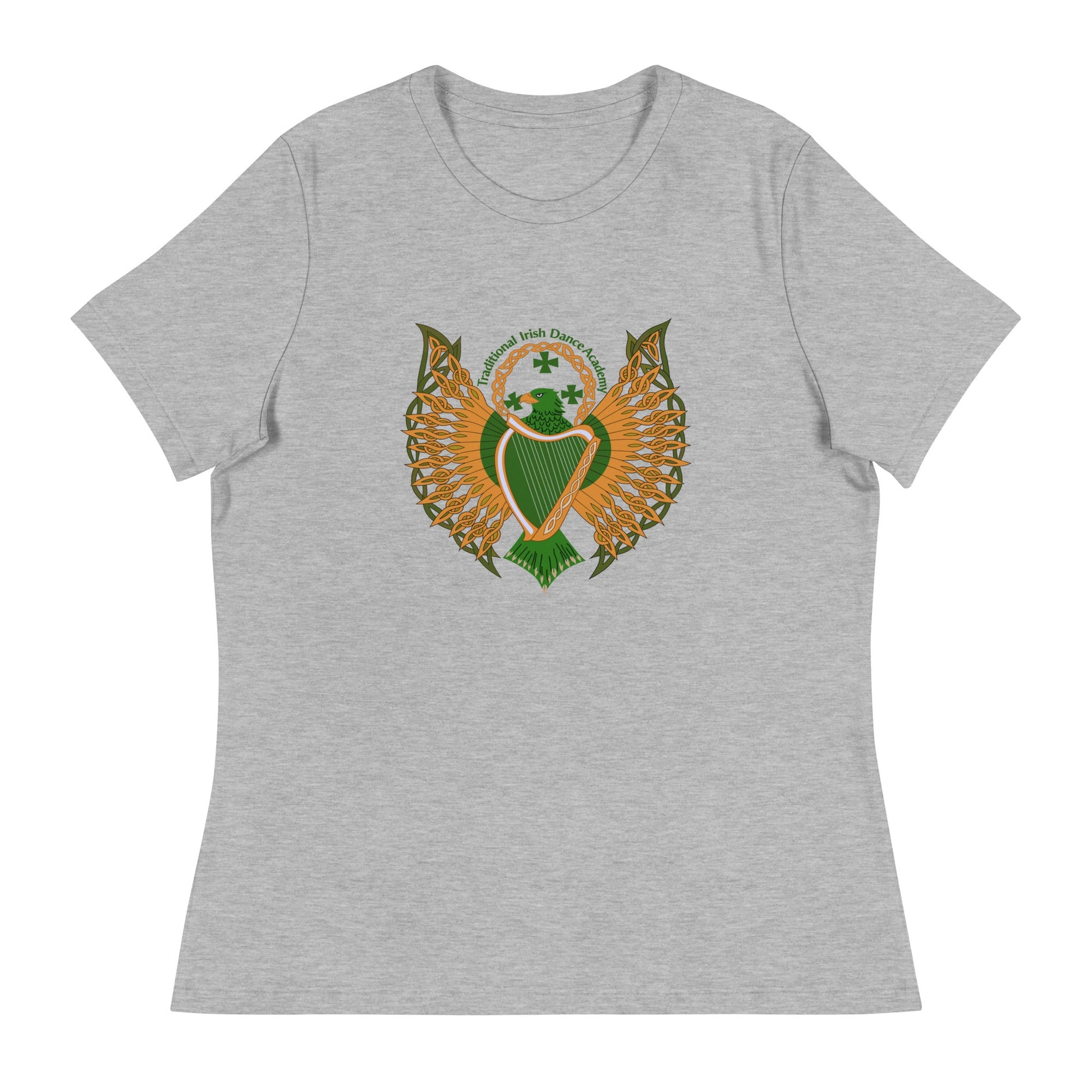 Performance | Women's Relaxed T Shirt | The Traditional Irish Dance Academy | Logo