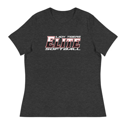 Performance | Women's Relaxed T Shirt | Tigers Elite Softball | Modern Script Logo