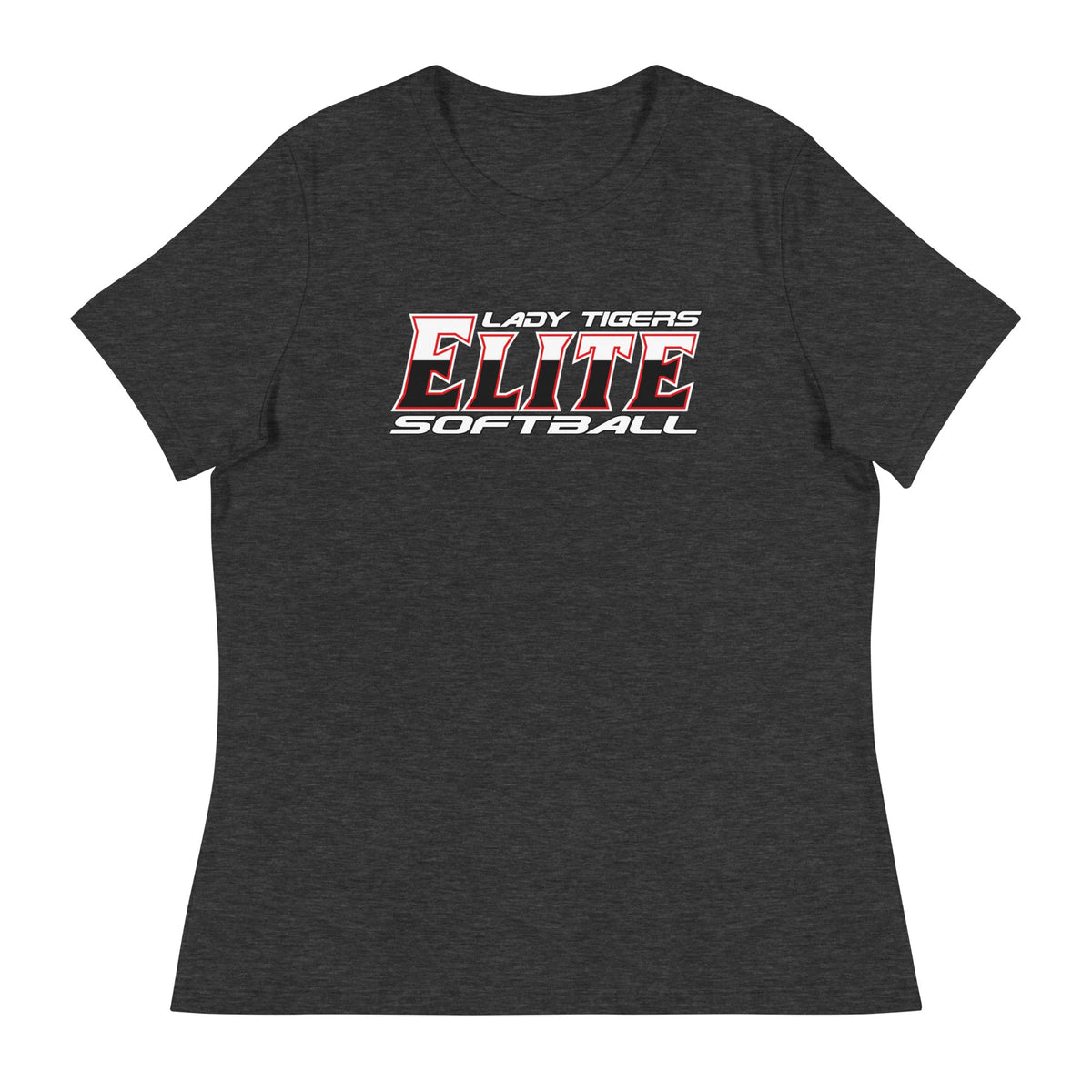 Performance | Women's Relaxed T Shirt | Tigers Elite Softball | Modern Script Logo