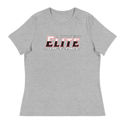 Performance | Women's Relaxed T Shirt | Tigers Elite Softball | Modern Script Logo