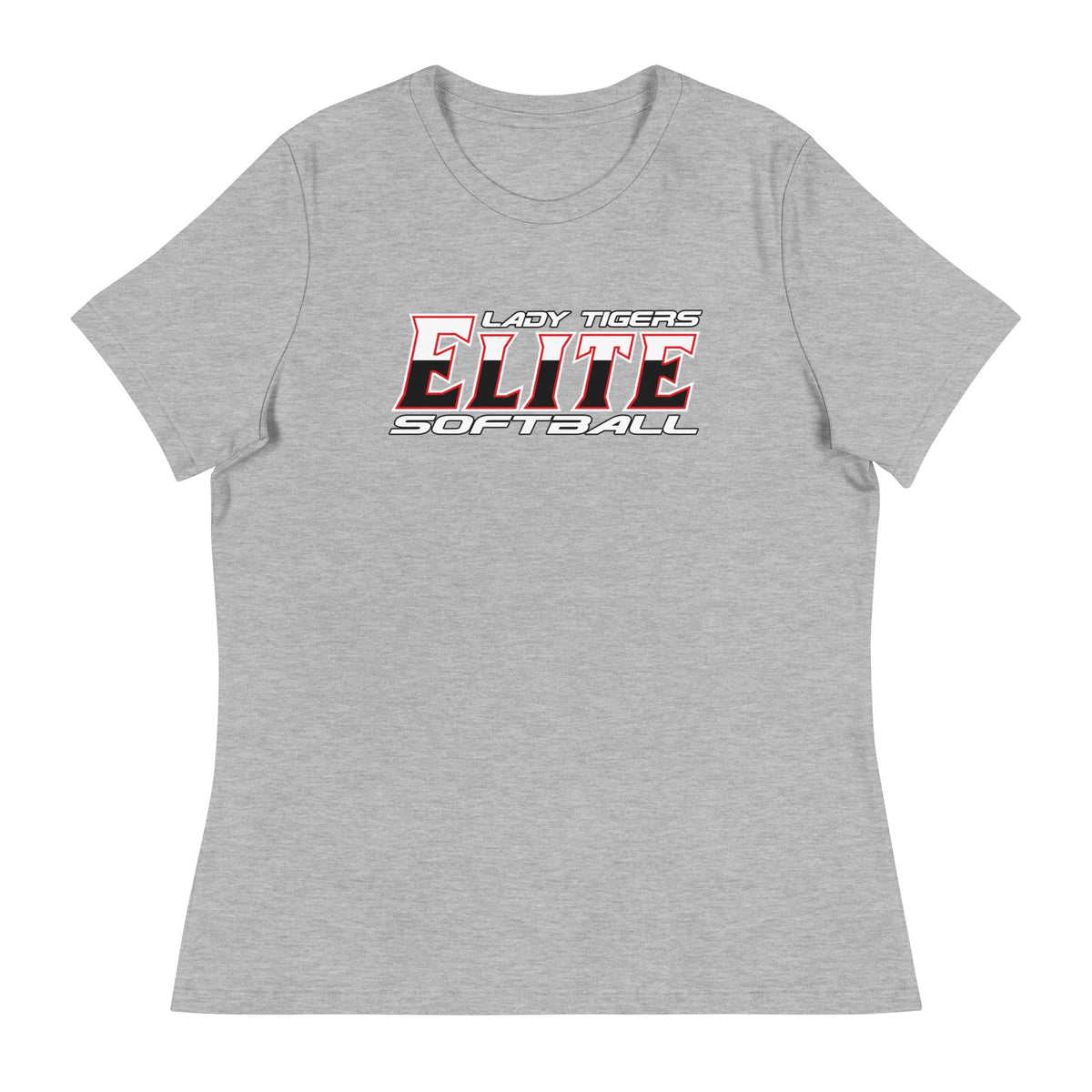 Performance | Women's Relaxed T Shirt | Tigers Elite Softball | Modern Script Logo