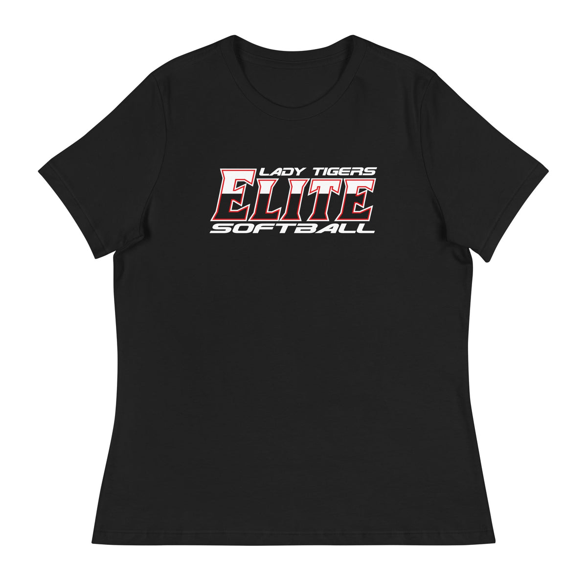 Performance | Women's Relaxed T Shirt | Tigers Elite Softball | Modern Script Logo