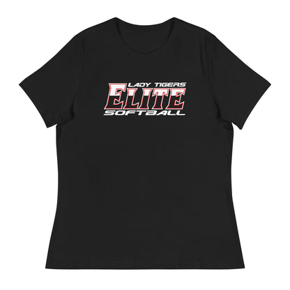 Performance | Women's Relaxed T Shirt | Tigers Elite Softball | Modern Script Logo