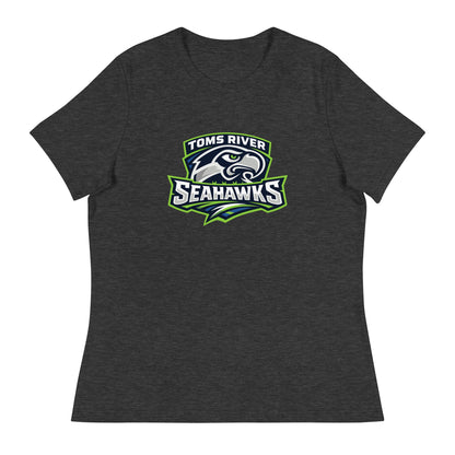 Performance | Women's Relaxed T Shirt | Toms River Seahawks | Mascot Script Logo