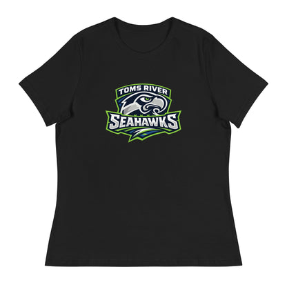 Performance | Women's Relaxed T Shirt | Toms River Seahawks | Mascot Script Logo