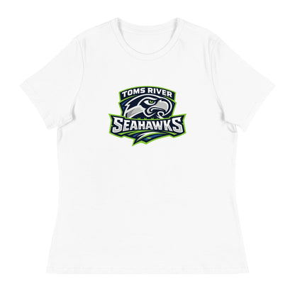 Performance | Women's Relaxed T Shirt | Toms River Seahawks | Mascot Script Logo