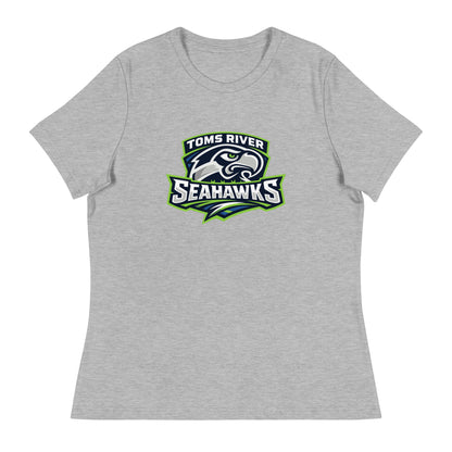Performance | Women's Relaxed T Shirt | Toms River Seahawks | Mascot Script Logo