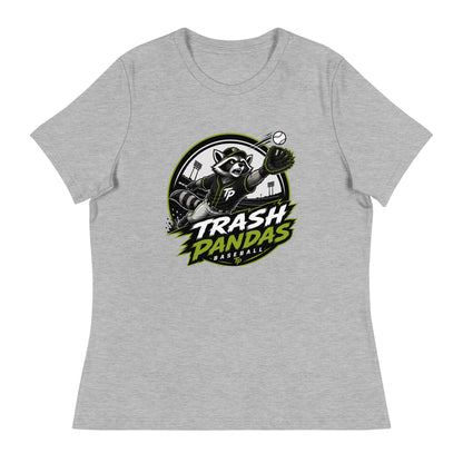 Performance | Women's Relaxed T Shirt | Trash Pandas Baseball Organization | Emblem Logo