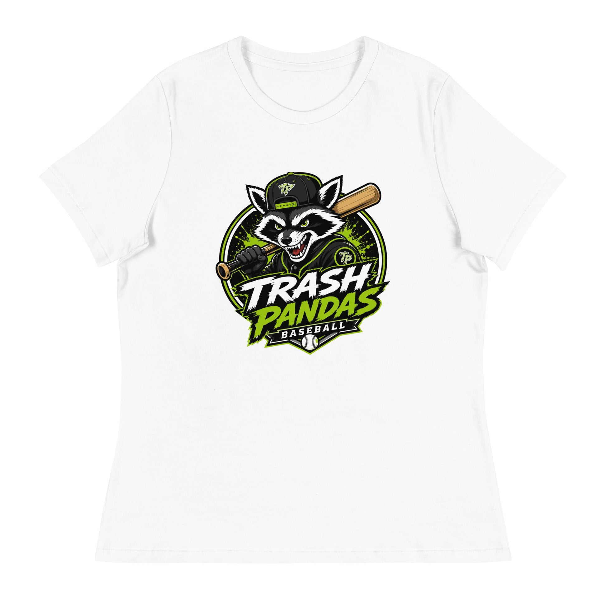 Performance | Women's Relaxed T Shirt | Trash Pandas Baseball Organization | Mascot Logo