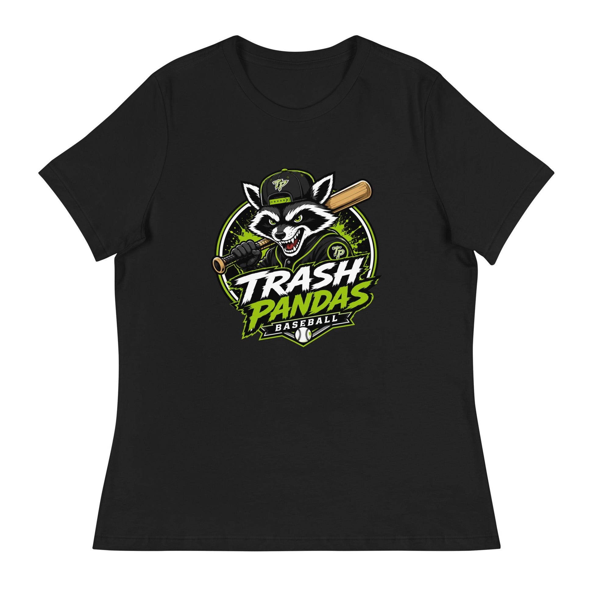 Performance | Women's Relaxed T Shirt | Trash Pandas Baseball Organization | Mascot Logo