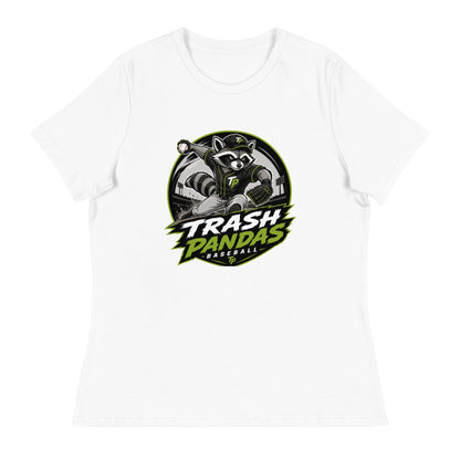Performance | Women's Relaxed T Shirt | Trash Pandas Baseball Organization | Vanguard Logo