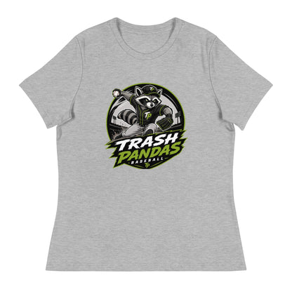 Performance | Women's Relaxed T Shirt | Trash Pandas Baseball Organization | Vanguard Logo