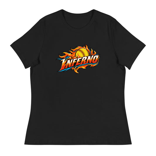 Performance | Women's Relaxed T Shirt | Treasure Coast Inferno | Crest Logo