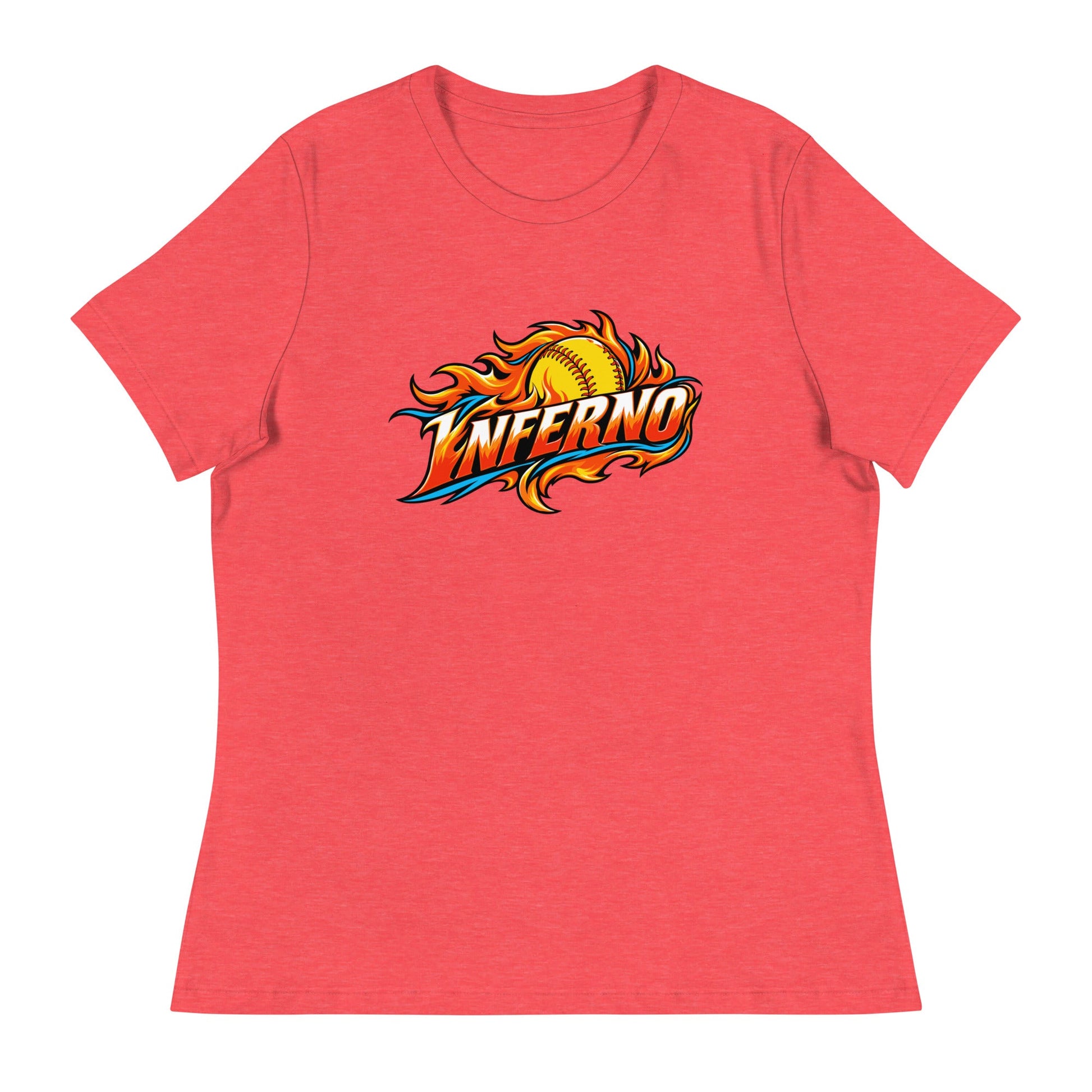 Performance | Women's Relaxed T Shirt | Treasure Coast Inferno | Crest Logo