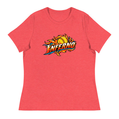 Performance | Women's Relaxed T Shirt | Treasure Coast Inferno | Crest Logo