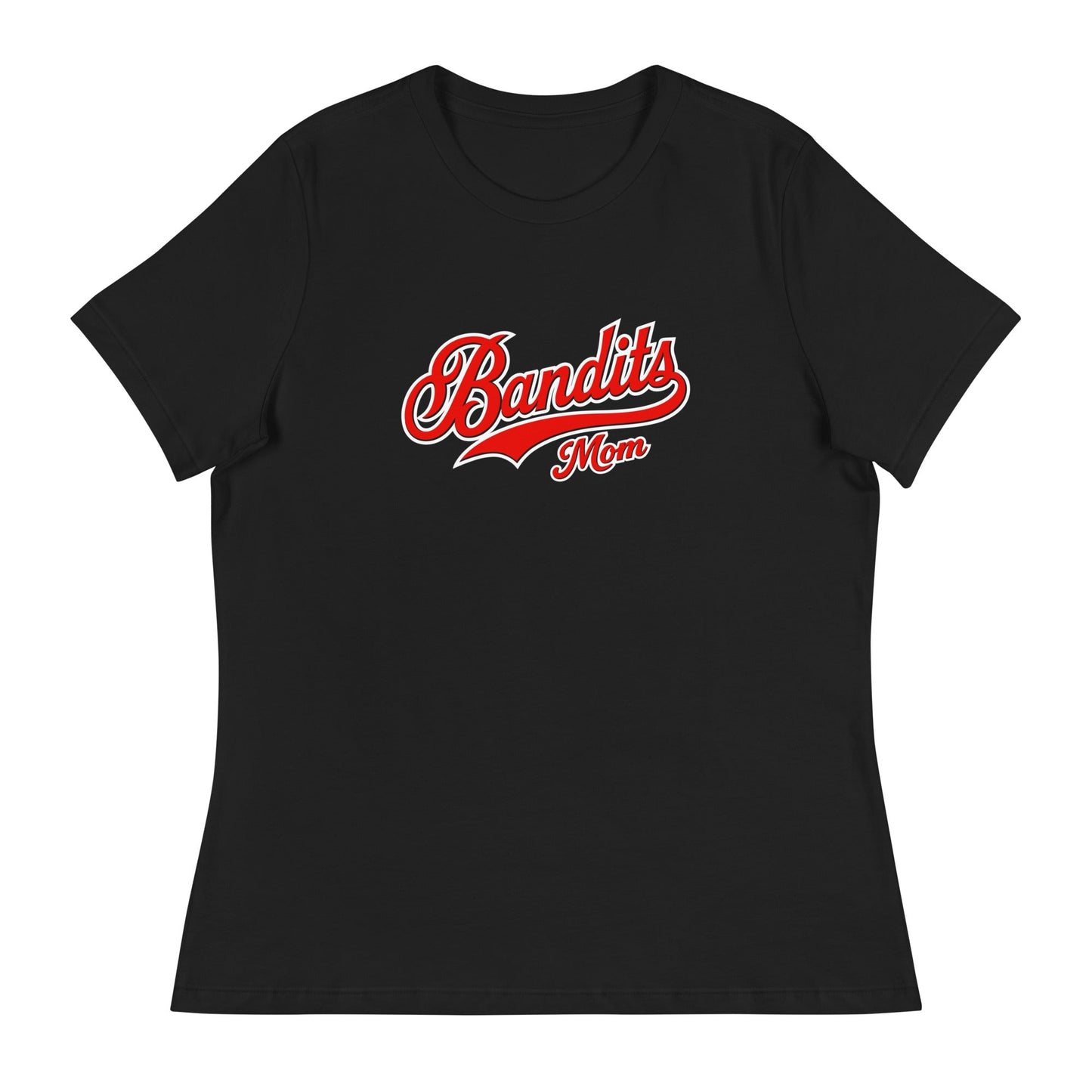 Performance | Women's Relaxed T Shirt | Tri - City Baseball | Bandits Mom Logo