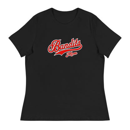 Performance | Women's Relaxed T Shirt | Tri - City Baseball | Bandits Mom Logo