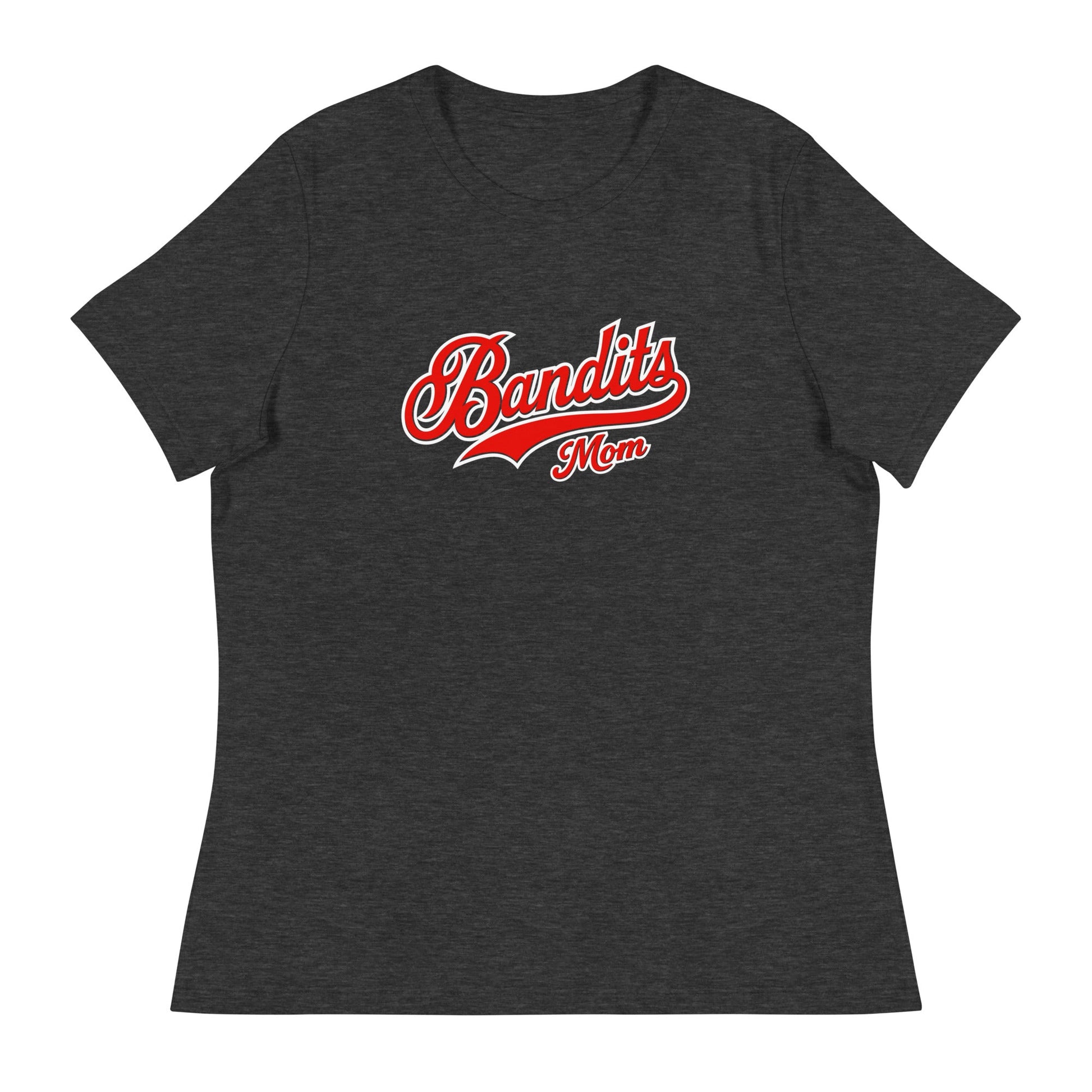 Performance | Women's Relaxed T Shirt | Tri - City Baseball | Bandits Mom Logo