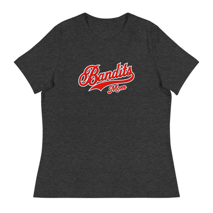 Performance | Women's Relaxed T Shirt | Tri - City Baseball | Bandits Mom Logo