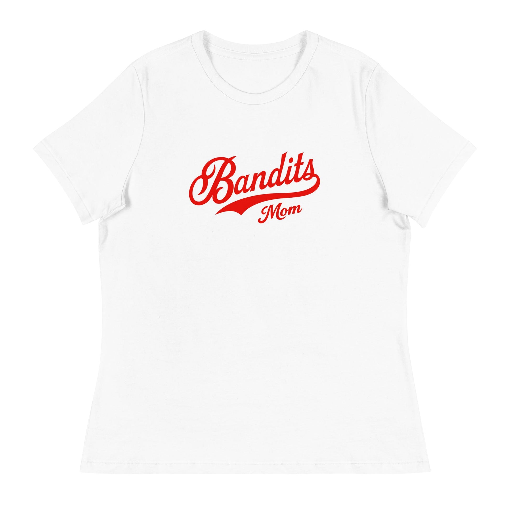 Performance | Women's Relaxed T Shirt | Tri - City Baseball | Bandits Mom Logo