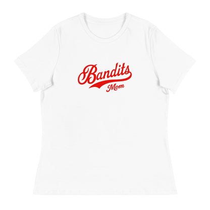 Performance | Women's Relaxed T Shirt | Tri - City Baseball | Bandits Mom Logo
