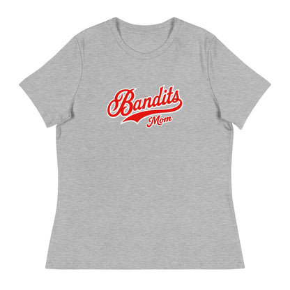 Performance | Women's Relaxed T Shirt | Tri - City Baseball | Bandits Mom Logo