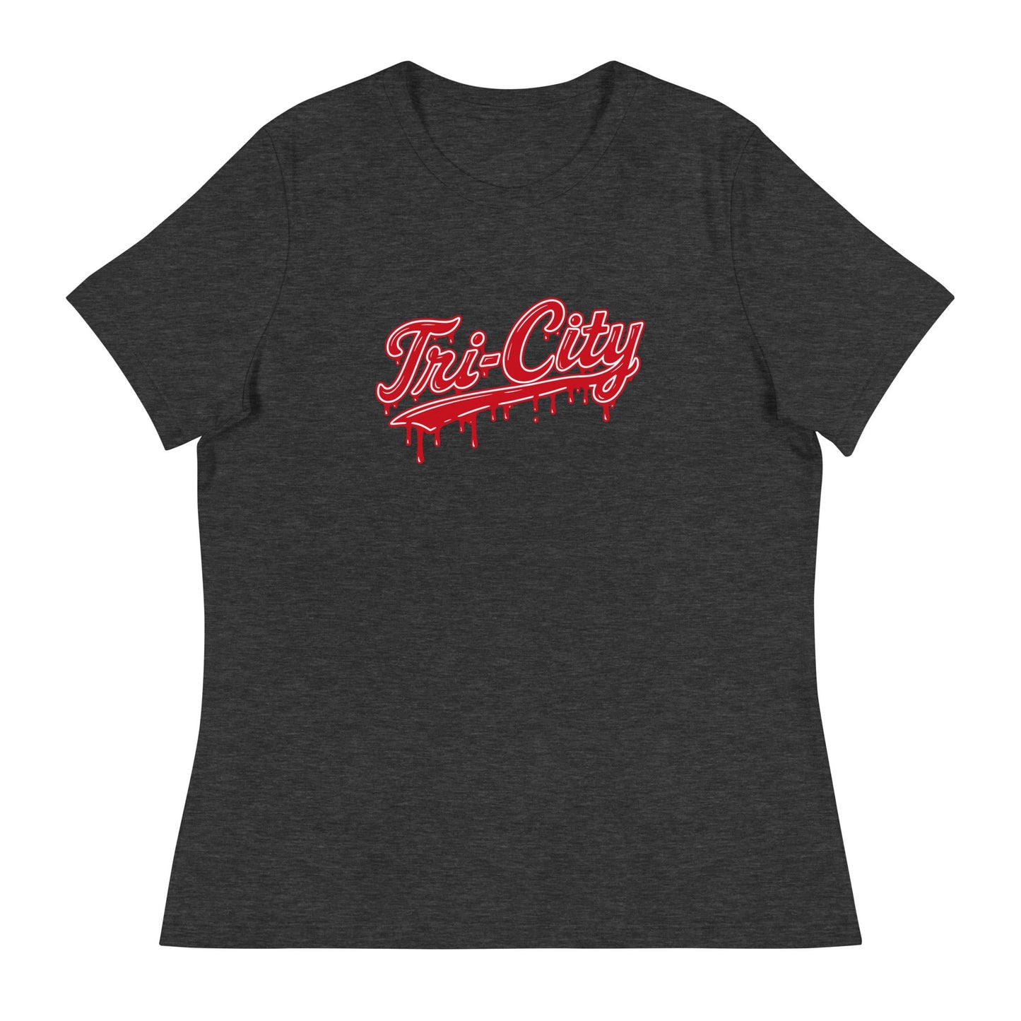 Performance | Women's Relaxed T Shirt | Tri - City Baseball | Mark Logo