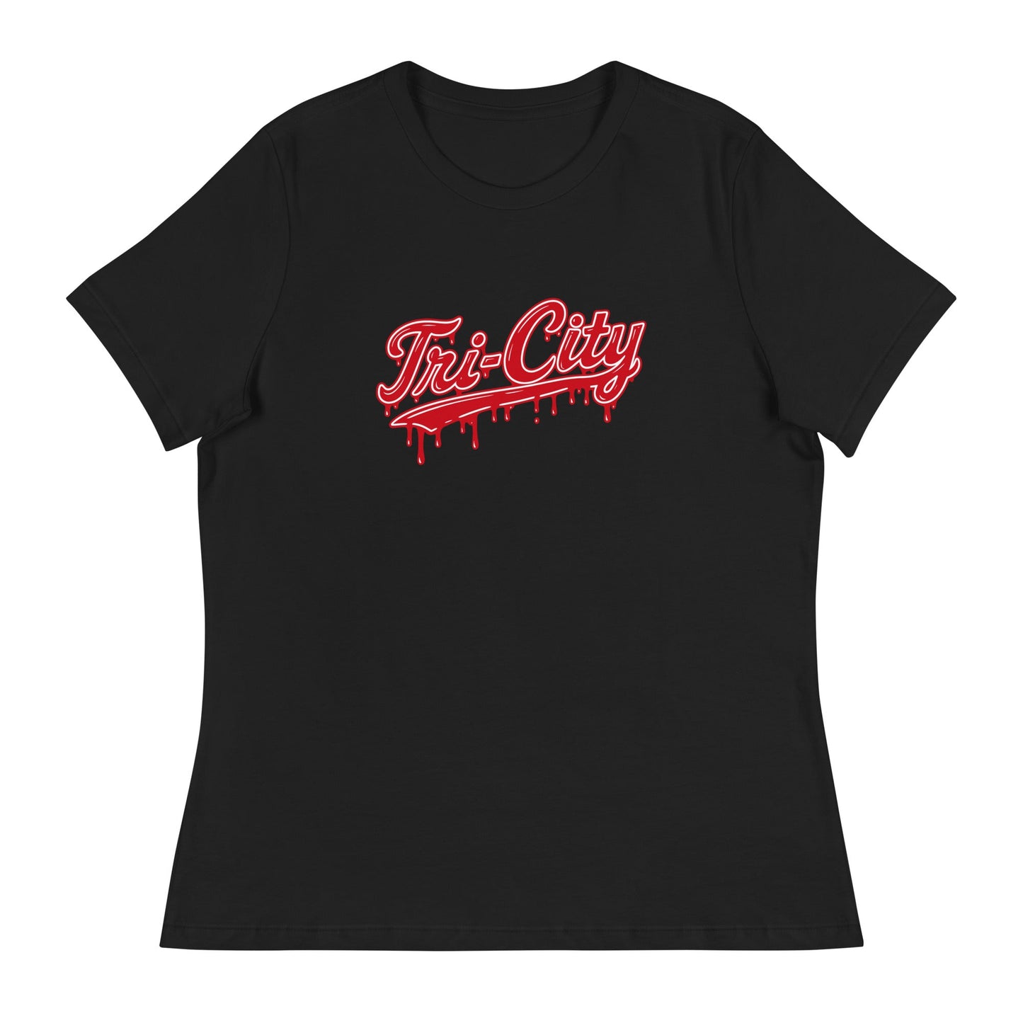 Performance | Women's Relaxed T Shirt | Tri - City Baseball | Mark Logo
