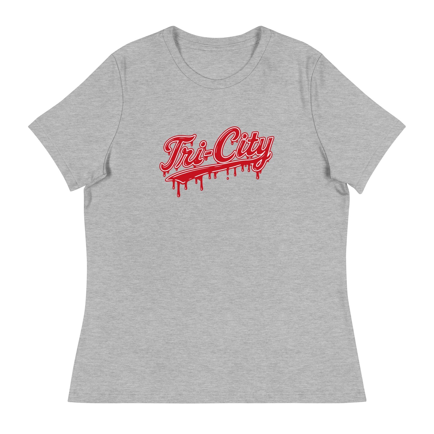 Performance | Women's Relaxed T Shirt | Tri - City Baseball | Mark Logo