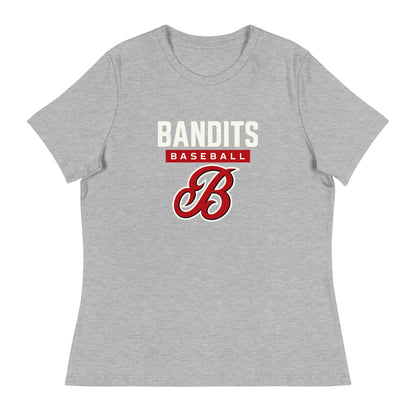 Performance | Women's Relaxed T Shirt | Tri - City Baseball | Varsity Script Logo