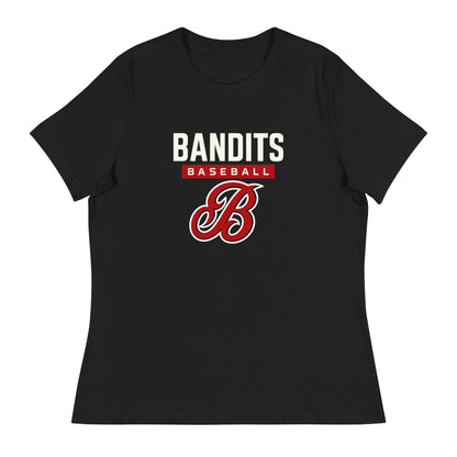 Performance | Women's Relaxed T Shirt | Tri - City Baseball | Varsity Script Logo