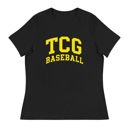 Performance | Women's Relaxed T Shirt | Tri-County Ghosts | TCG Crest Alt Logo