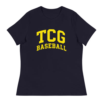 Performance | Women's Relaxed T Shirt | Tri-County Ghosts | TCG Crest Alt Logo