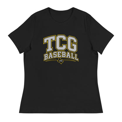 Performance | Women's Relaxed T Shirt | Tri-County Ghosts | TCG Crest Logo