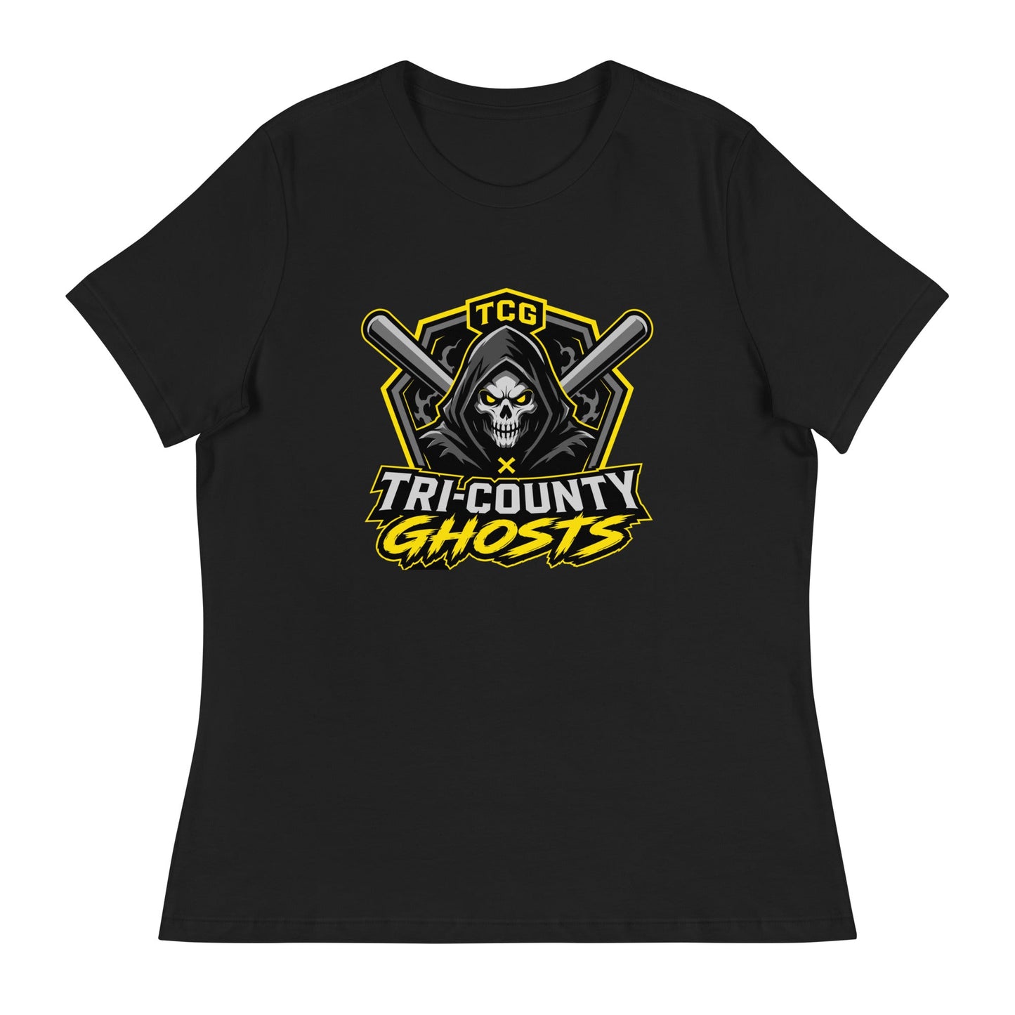 Performance | Women's Relaxed T Shirt | Tri-County Ghosts | Vanguard Ghosts Logo